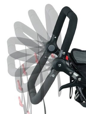 BOB Revolution PRO Duallie - Adjustable handlebar BOB Revolution PRO Duallie - Adjustable handlebar with 9 height positions