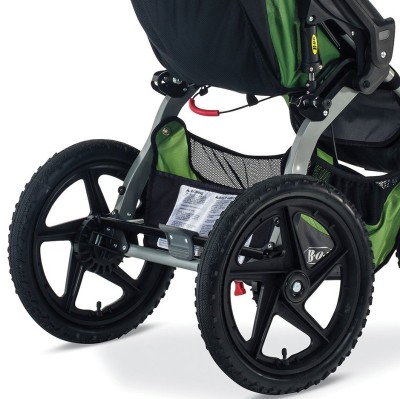 bob double stroller fixed front wheel