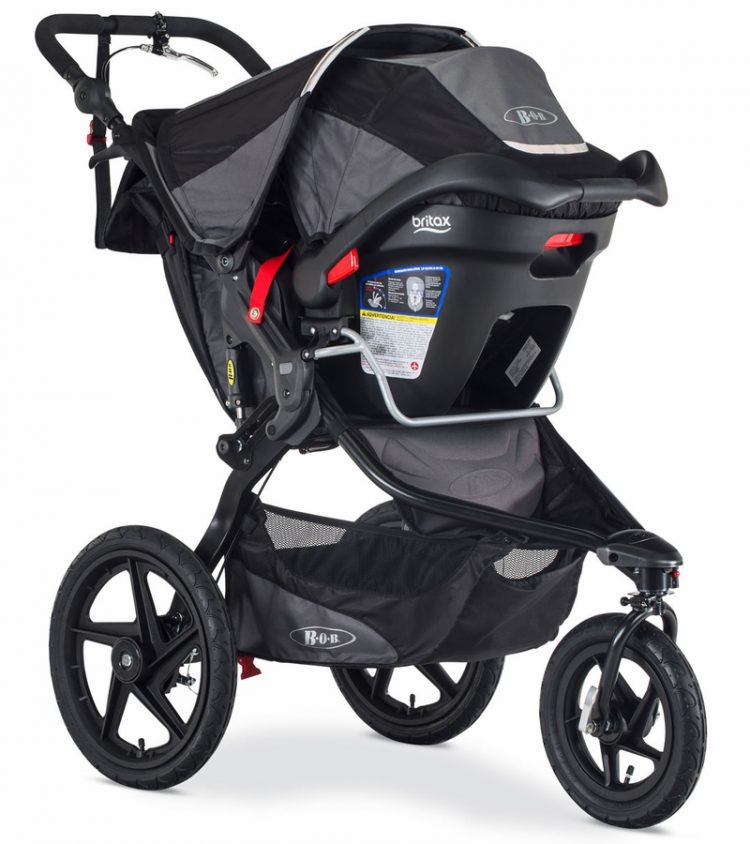 BOB Revolution Pro with infant car sear