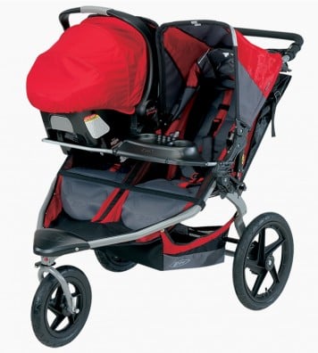 double stroller with one infant car seat