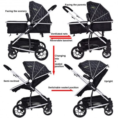 Costzon Foldable Baby Stroller - Convertible seat Costzon Foldable Baby Stroller - Convertible seat