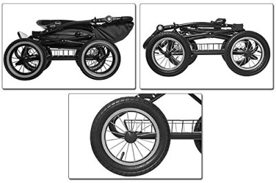 Roan Rocco Classic Pram - Wheels & fold Roan Rocco Classic Pram
