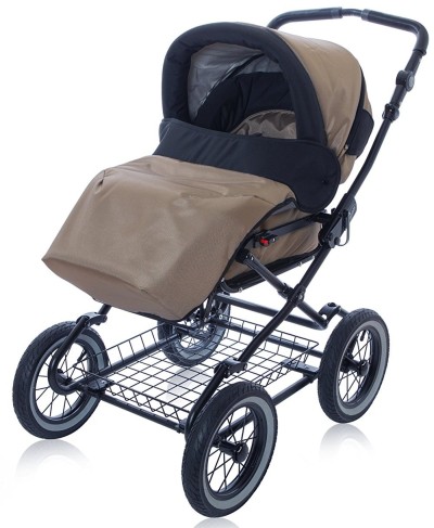 Roan Rocco Classic Pram - Seat unit with knee cover Roan Rocco Classic Pram - Seat unit with knee cover