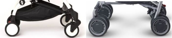 BabyZen Yoyo + single wheels vs UPPAbaby G-LUXE dual wheels