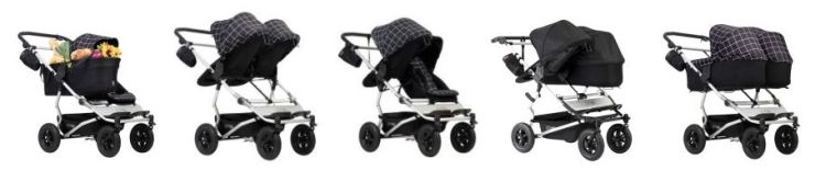 Mountain Buggy Duet 2017 seating options Mountain Buggy Duet 2017 seating options