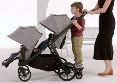 Baby Jogger City Select LUX 2017 stroller for three kids