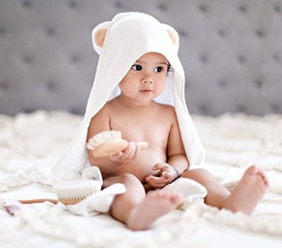 Natemia Extra Soft Baby Bamboo Hooded Towel