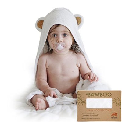 Natemia Extra Soft Baby Bamboo Hooded Towel Natemia Extra Soft Baby Bamboo Hooded Towel