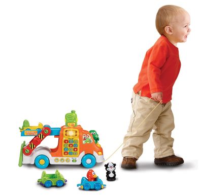VTech Pull and Learn Car Carrier Pull Toy VTech Pull and Learn Car Carrier Pull Toy