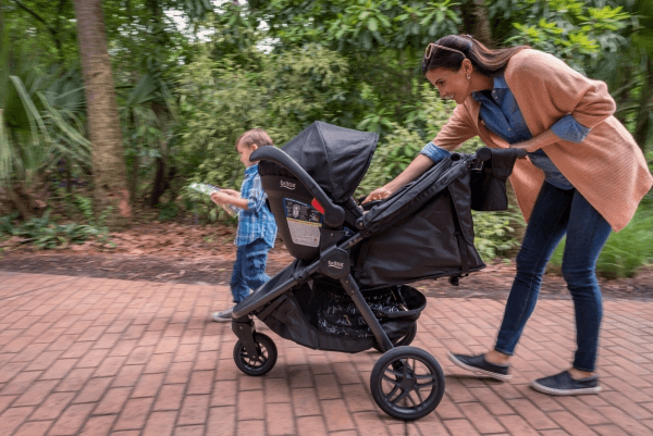 Britax B-Free Travel System costs a little over $600 Britax B-Free Travel System costs a little over $600