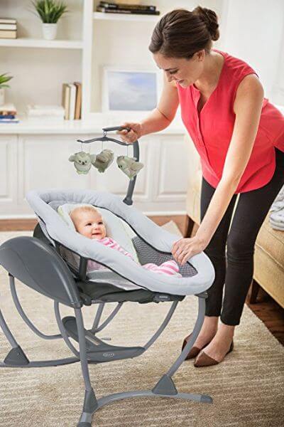 Graco DreamGlider Gliding Swing and Sleeper Graco DreamGlider Gliding Swing and Sleeper - best swing for baby 2018