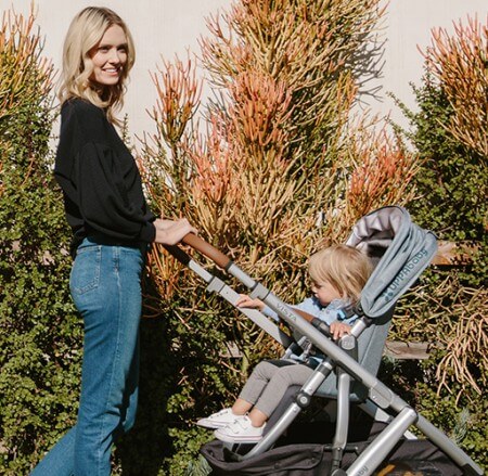 UPPAbaby VISTA 2018 - Leather handlebar & bumper bar UPPAbaby VISTA 2018 - Leather handlebar
