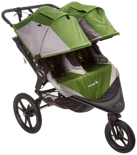 lightest double jogging stroller