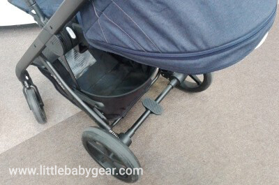 Cybex Balios S - Parking brake and easy to access basket