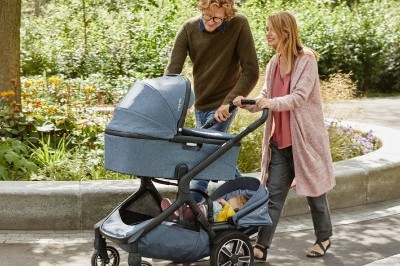 nuna twin travel system