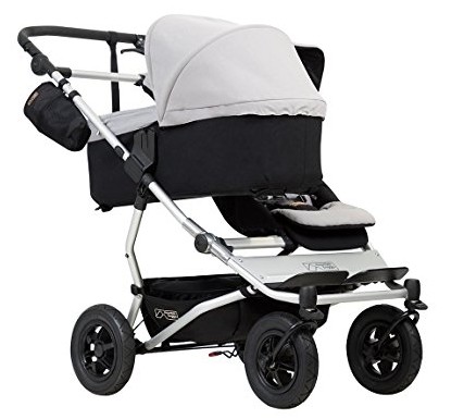 Mountain Buggy Duet V3 with one bassinet and one toddler seat Mountain Buggy Duet V3 with one bassinet and one toddler seat