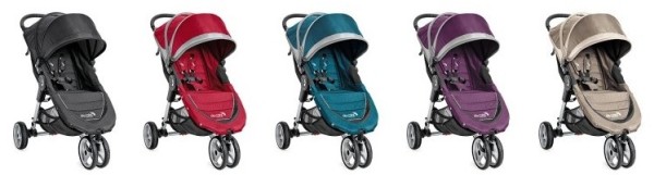 Some of the color versions of the popular Baby Jogger City Mini Single Some color versions of the popular Baby Jogger City Mini Single