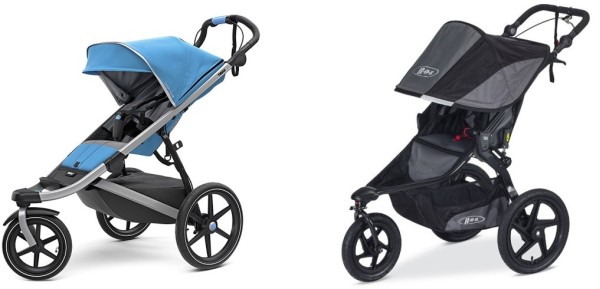 thule jogging stroller vs bob