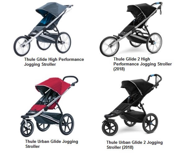 thule vs bob double stroller