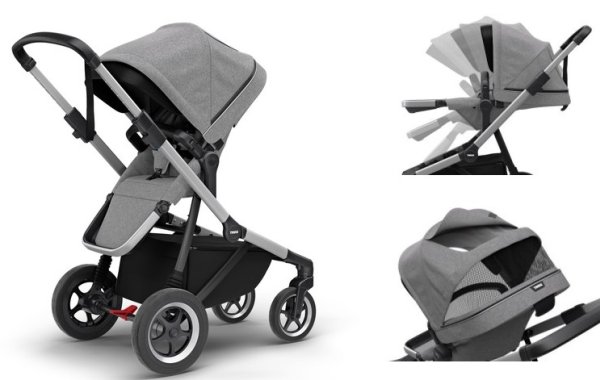 thule sleek pram