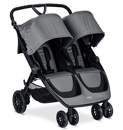 Britax B-Lively Double 2019 Britax B-Lively Double - with large canopies, specious and easily accessible basket and adjustable handlebar
