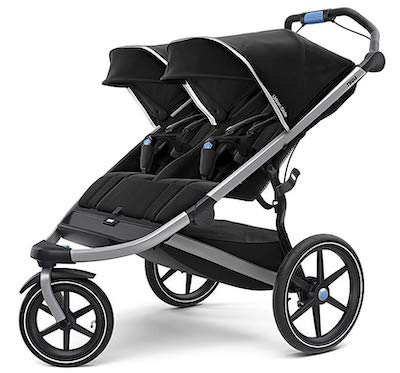 lightest double jogging stroller