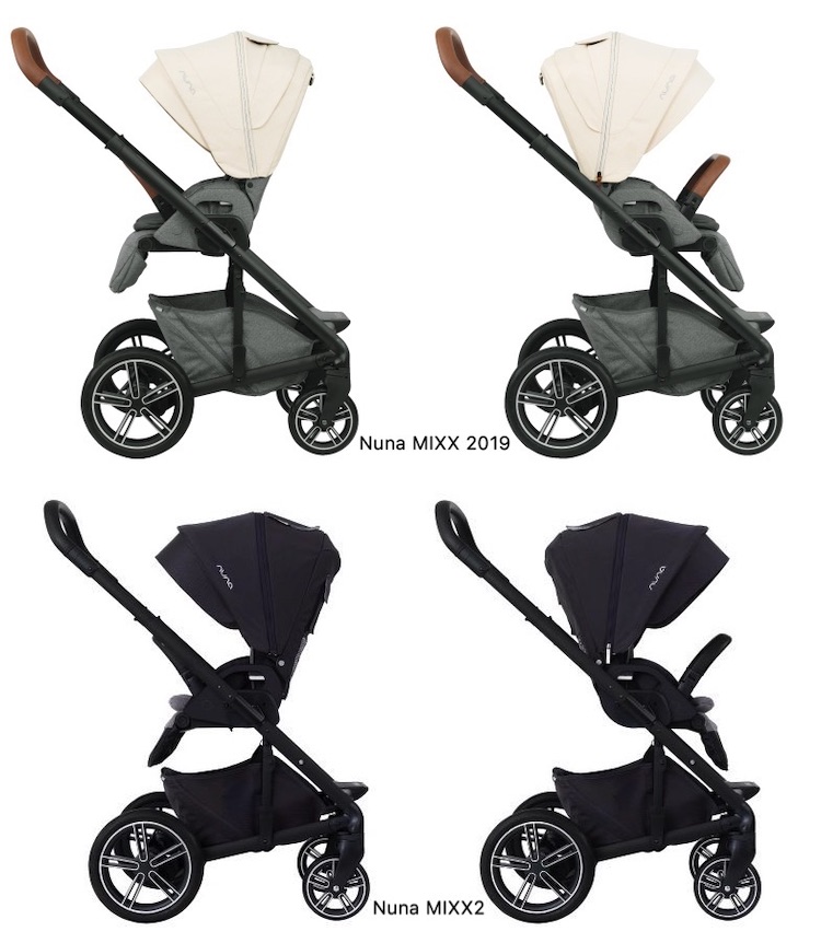 Nuna MIXX 2019 vs MIXX2 - Reversible Seat Nuna MIXX 2019 vs MIXX2 - Reversible Seat