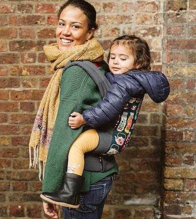 Boba 4GS - Back carrying Boba 4GS is more comfortable for average in height and tall parents
