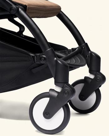 BABYZEN YOYO Wheels BABYZEN YOYO2 has new suspension, The size of the wheels hasn't changed from YOYO+