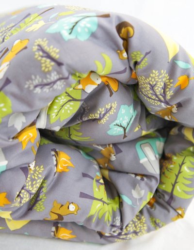 Pillobebe Cotton Mat is easy to fold Folded Pillobebe cotton mat folding play mat made from gots certified organic cotton, free of fire retardants and heavy metals. Lead-free. Great non toxic surface for baby's play time