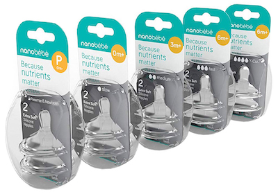 Nanobebe Nipple Flow Nanobebe 5 different nipple flow rates