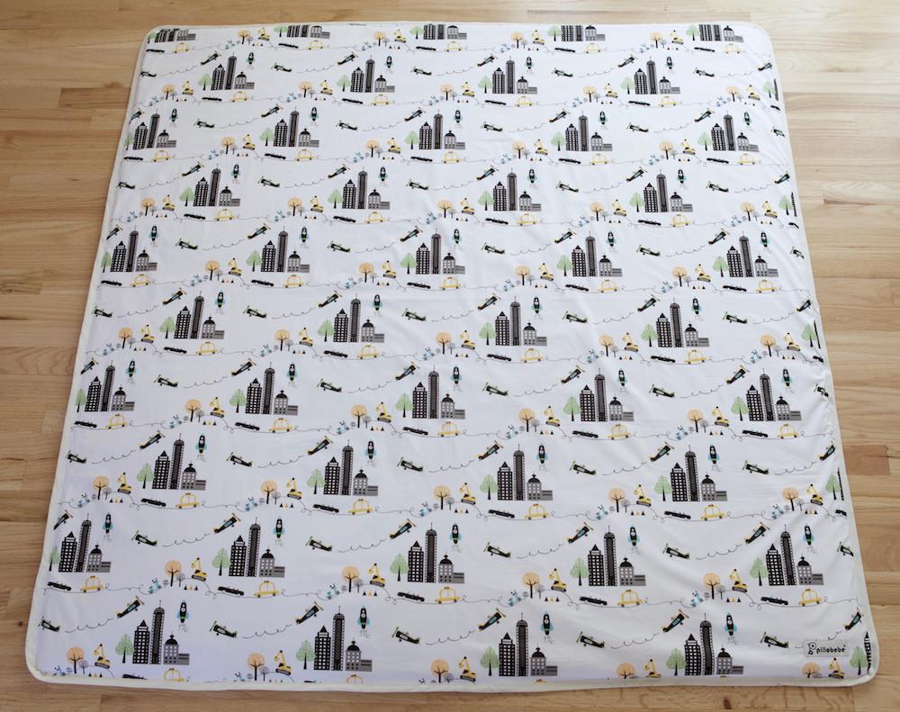 Pillobebe Organic Cotton Mat Pillobebe non toxic play mat for babies made from 100% cotton