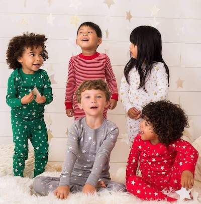 Skylar Luna Stars Long Sleeve Pajamas Cute baby Christmas outfits