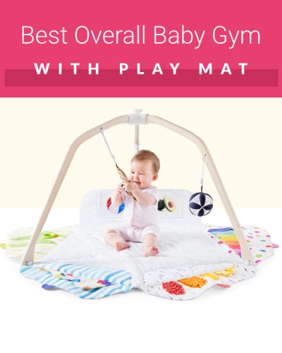 Lovevery play gym with play mat and Montessori toys