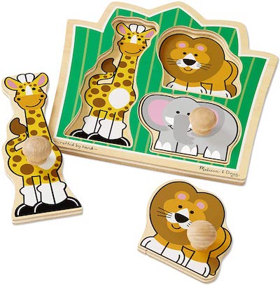 Melissa& Doug Safari Jumbo Knob Puzzle