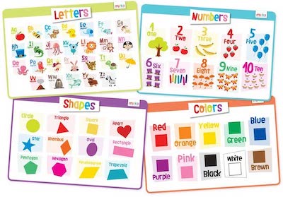 Merka Educational Placemats Merka educational kids placemats