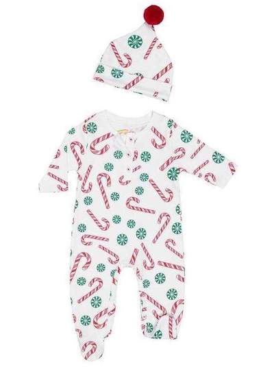 Petidoux Candy Canes Baby Set baby 1st christmas outfits