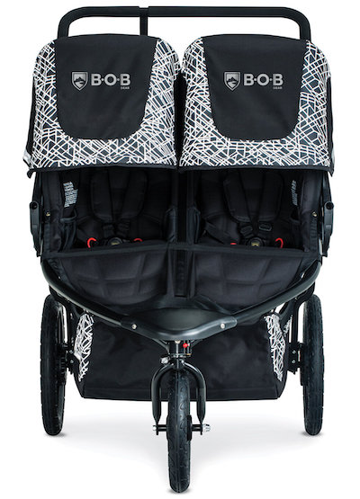 BOB Revolution Flex Duallie 3.0 - Suitable up to 44 inches BOB Revolution Flex Duallie 3.0 has very roomy seats that can accommodate children up to 44 inches