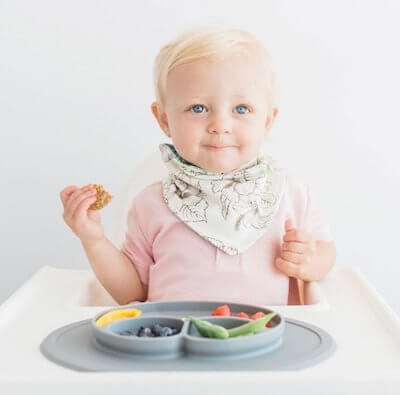 EZPZ Mini Mat EZPZ Mini Mat with built in kids plate