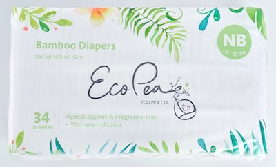 Eco Pea Co Biodegradable Diapers Eco Pea Co Best Biodegradable Diapers