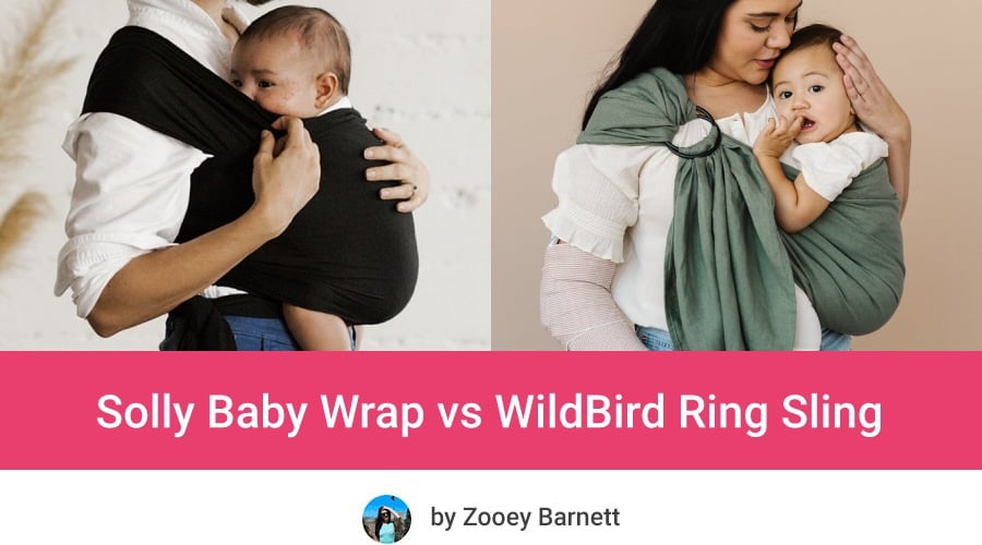Solly vs Wild Bird Solly baby wrap vs ring sling