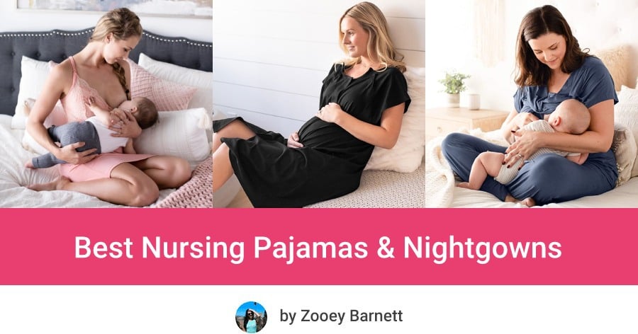 best nursing maternity pajamas and nightgowns