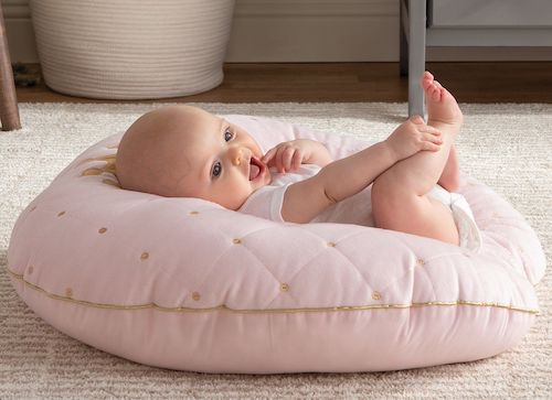 Boppy Newborn Pillow is a great Dock a tot alternative for the first 4 months