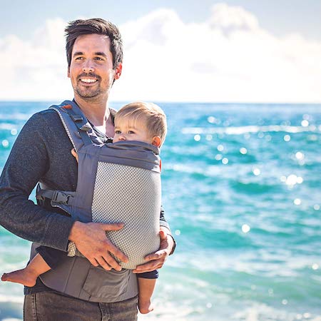 You can wear Beco Toddler Carrier on your front, hip or back Beco Toddler Carrier - for moms and dads on the go