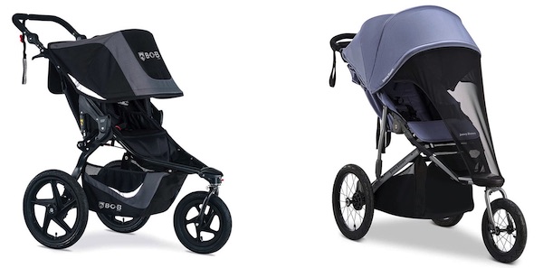 Best jogging strollers for snow - BOB Revolution Flex and Joovy Zoom Lightweight