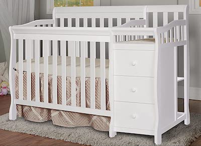 Dream On Me Jayden Mini Crib with Changer Dream On Me Jayden Mini Crib with Changer