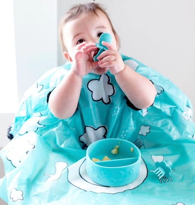 Grabease All Over Bib For Baby Led Weaning Grabease All Over Bib For Baby Led Weaning