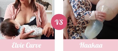 Baby can knock Haakaa off of your breast Elvie Curve vs Haakaa - Baby can knock Haakaa off of your breast