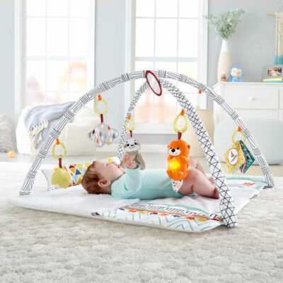 Fisher price baby play gym and mat for Christmas gift