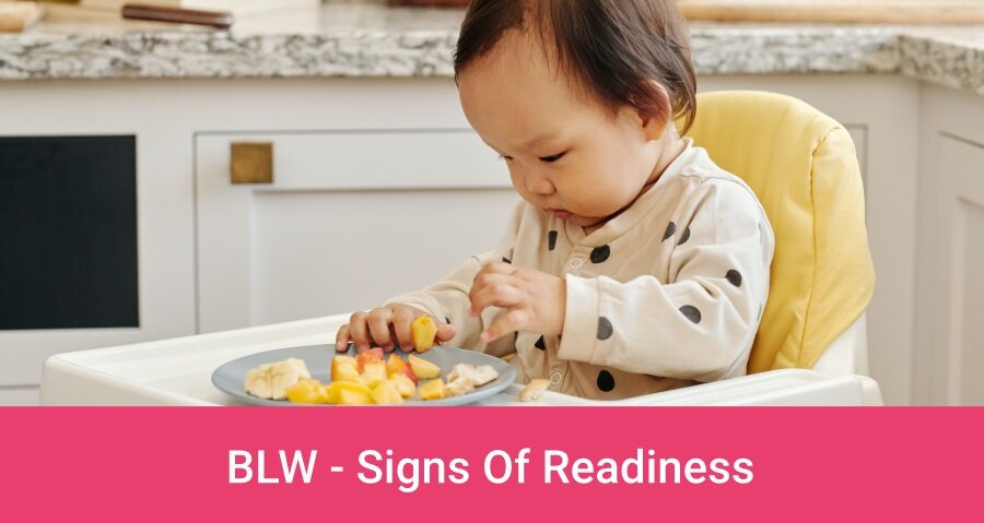 BLW - Signs Of Readiness Baby led weaning
